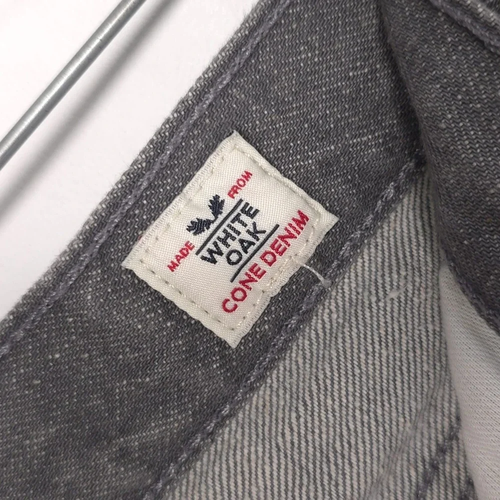 LEVIS 501 Mens Jeans 28x29 White Oak Cone Denim Button Fly GraySilver 00501-2128
